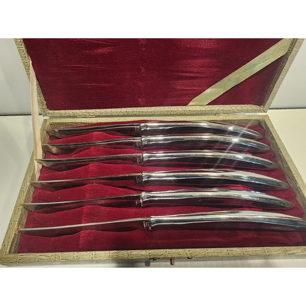 Armack?  Vintage Set of 6 knives in case
